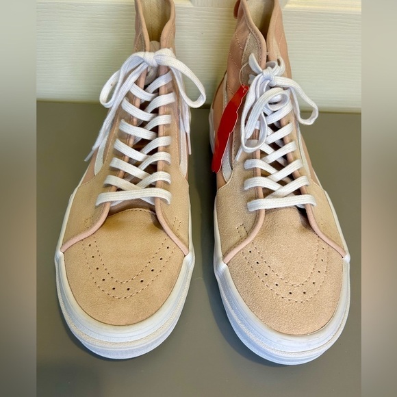 “Vans” NWT ‘Dusty Rose’ Pink High Tops Wafflecup Sole Size 11 Women’s 9.5 Men’s - Picture 3 of 13